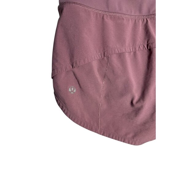 Lululemon Womens Running Shorts Zipper Pocket Size 2 FLAWED - Picture 4 of 6